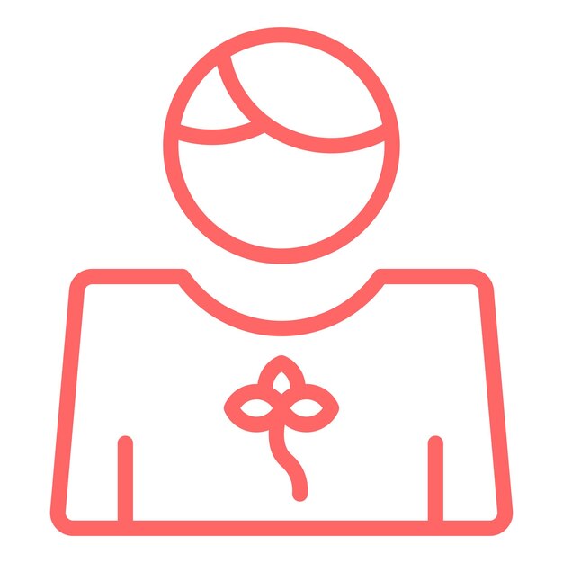 Estilo de icono de diseño vectorial Eco Volunteer