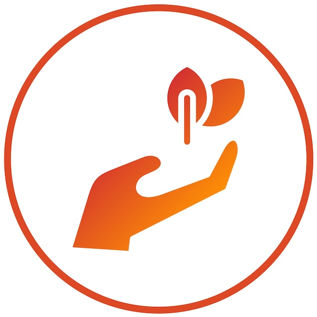 Estilo de icono de diseño vectorial ecológico