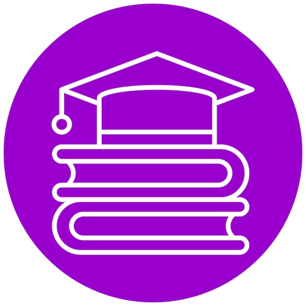 Estilo de icono de diseño vectorial para educación