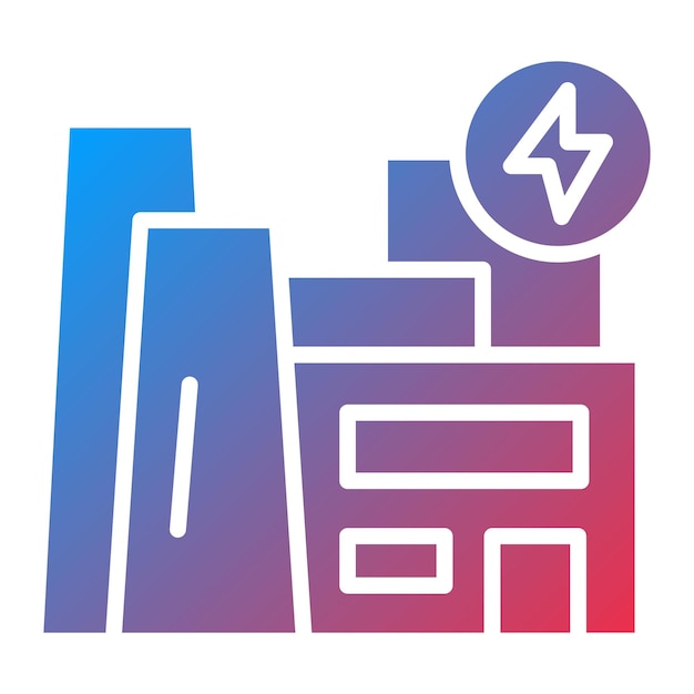 Estilo de icono de diseño vectorial de energía geotérmica