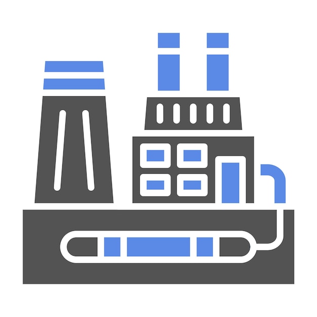 Estilo de icono de diseño vectorial de energía geotérmica