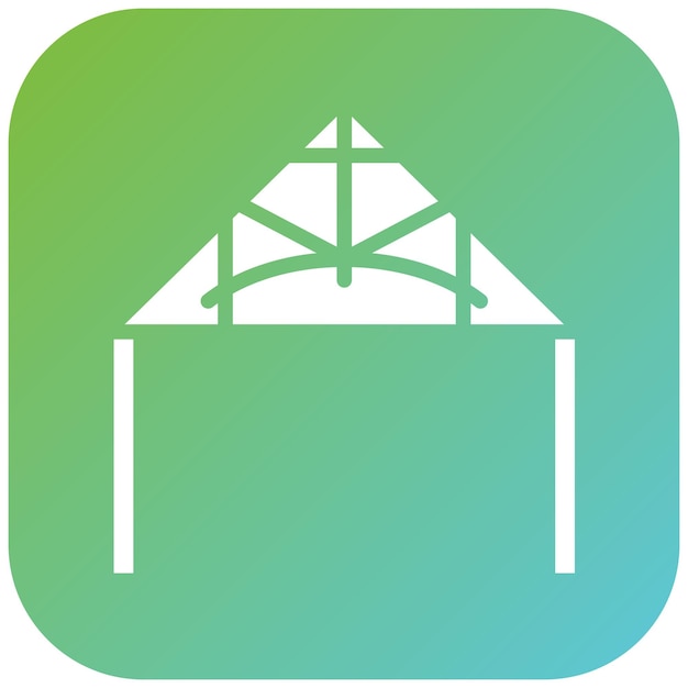 Estilo del icono de diseño vectorial de la estructura