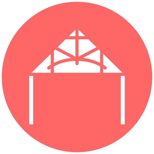 Estilo del icono de diseño vectorial de la estructura