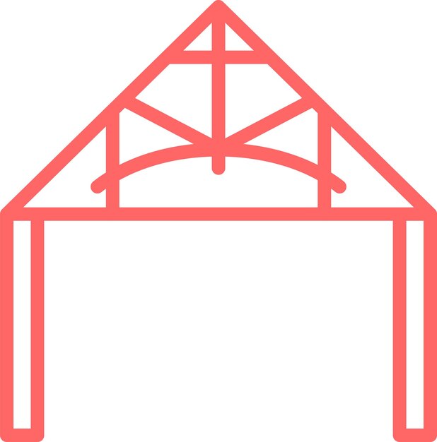 Estilo del icono de diseño vectorial de la estructura