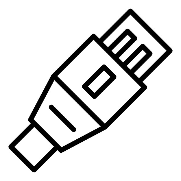 Estilo de icono de diseño vectorial de Ethernet