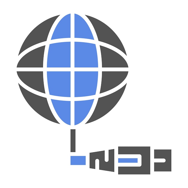 Estilo de icono de diseño vectorial de Ethernet
