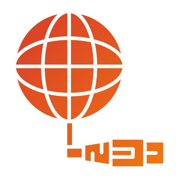 Estilo de icono de diseño vectorial de Ethernet