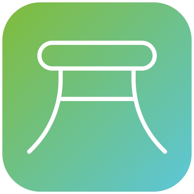 Estilo del icono de diseño vectorial del extremo de la tabla