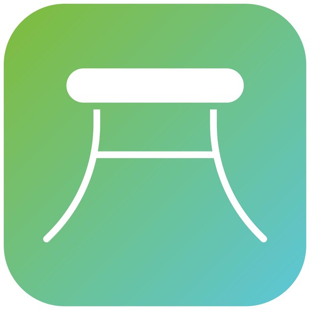 Estilo del icono de diseño vectorial del extremo de la tabla