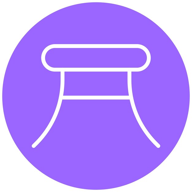 Estilo del icono de diseño vectorial del extremo de la tabla