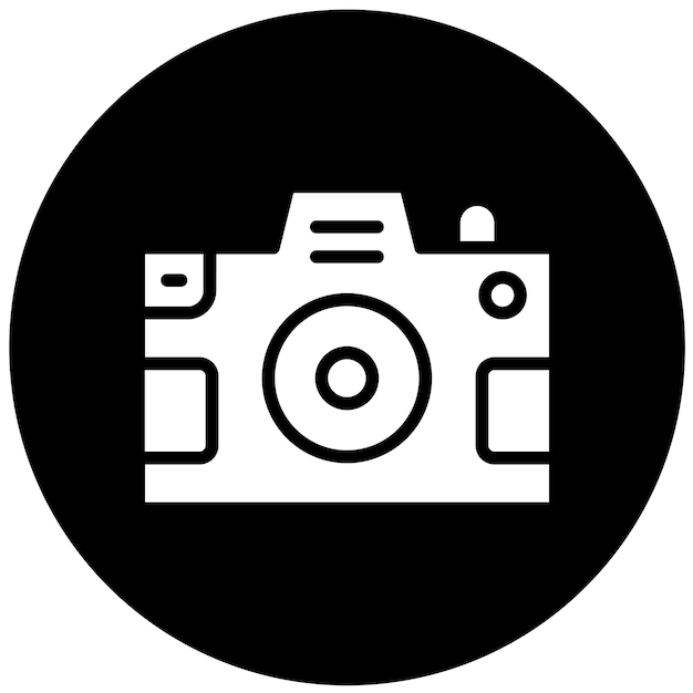 Estilo de icono de diseño vectorial de fotografía