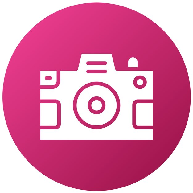 Estilo de icono de diseño vectorial de fotografía