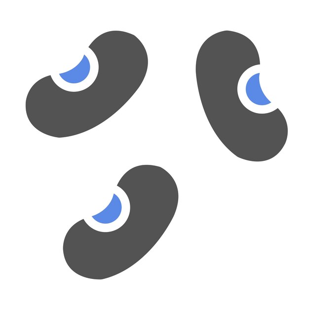 Estilo de icono de diseño vectorial de frijoles