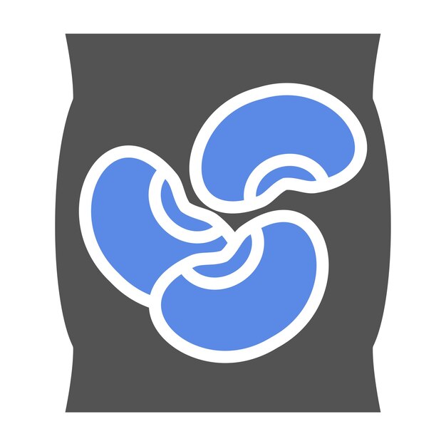 Estilo de icono de diseño vectorial de frijoles
