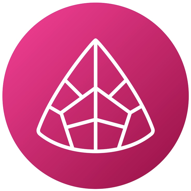Vector estilo de icono de diseño vectorial de gemas