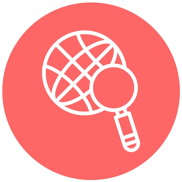 Estilo de icono de diseño vectorial de geología