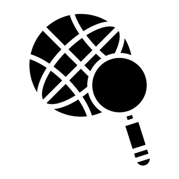 Estilo de icono de diseño vectorial de geología