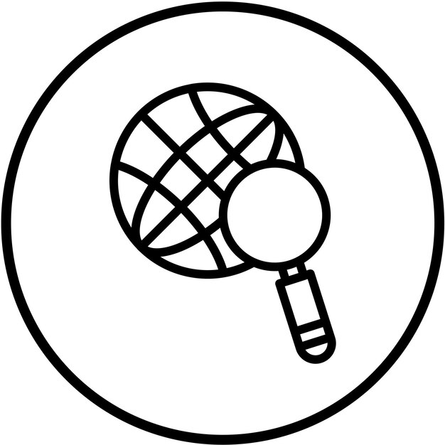 Estilo de icono de diseño vectorial de geología