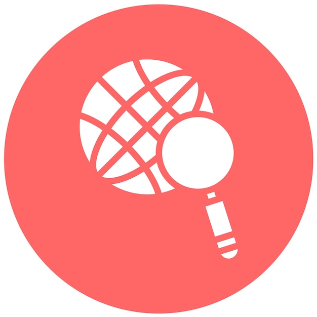 Estilo de icono de diseño vectorial de geología