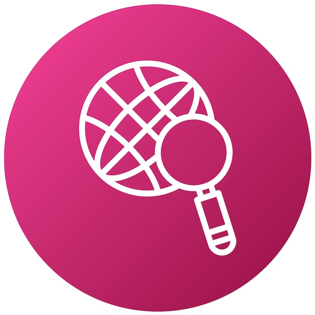 Estilo de icono de diseño vectorial de geología