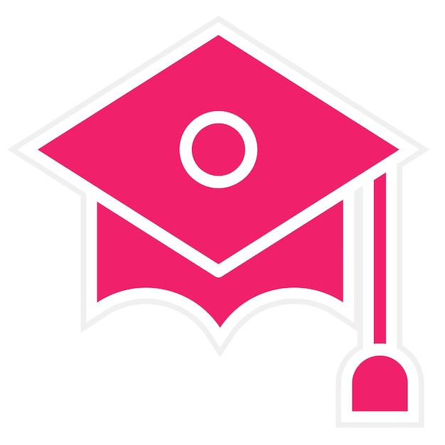 Estilo del icono de diseño vectorial Grad