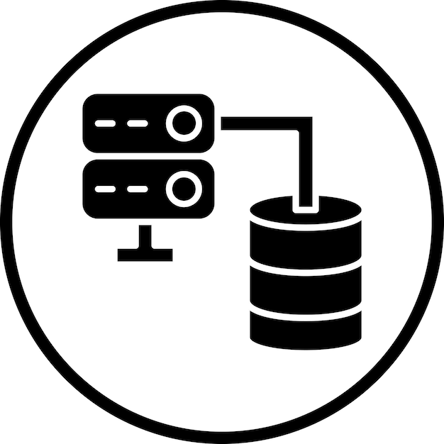 Estilo de icono de diseño vectorial de grandes datos