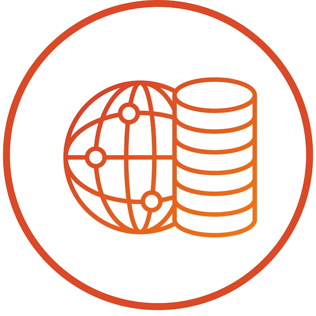Estilo de icono de diseño vectorial de grandes datos