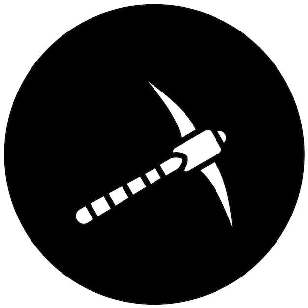 Estilo de icono de diseño vectorial Hoe