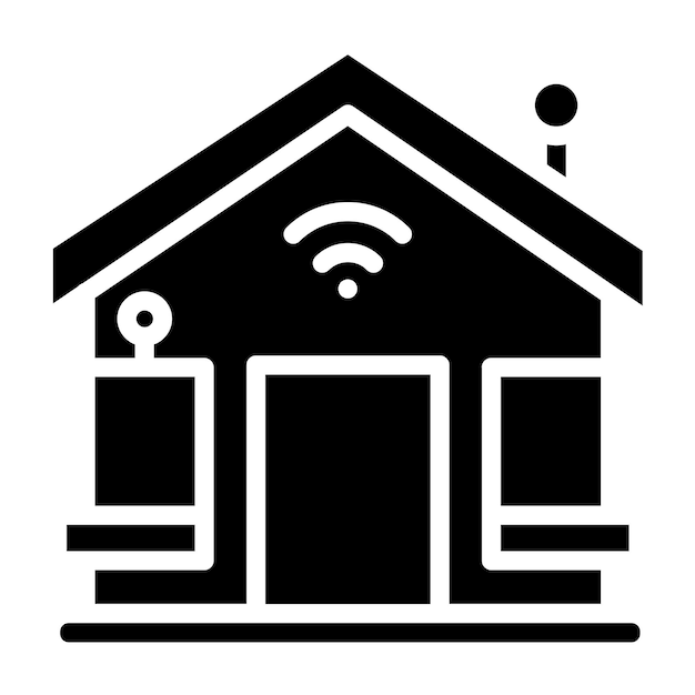Estilo de icono de diseño vectorial para el hogar inteligente