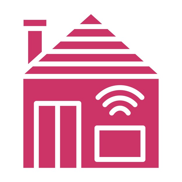 Estilo de icono de diseño vectorial para el hogar inteligente
