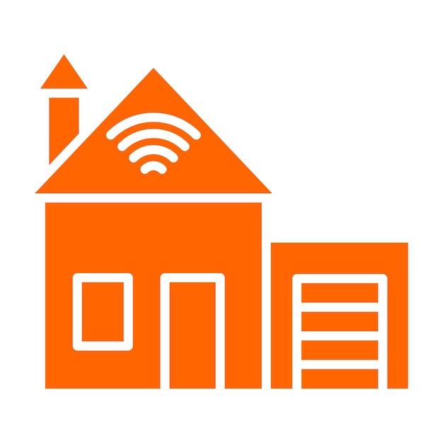 Estilo de icono de diseño vectorial para el hogar inteligente