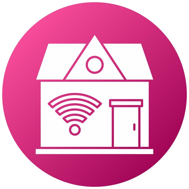 Estilo de icono de diseño vectorial para el hogar inteligente