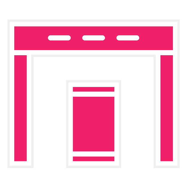 Estilo del icono de diseño vectorial de holoportación