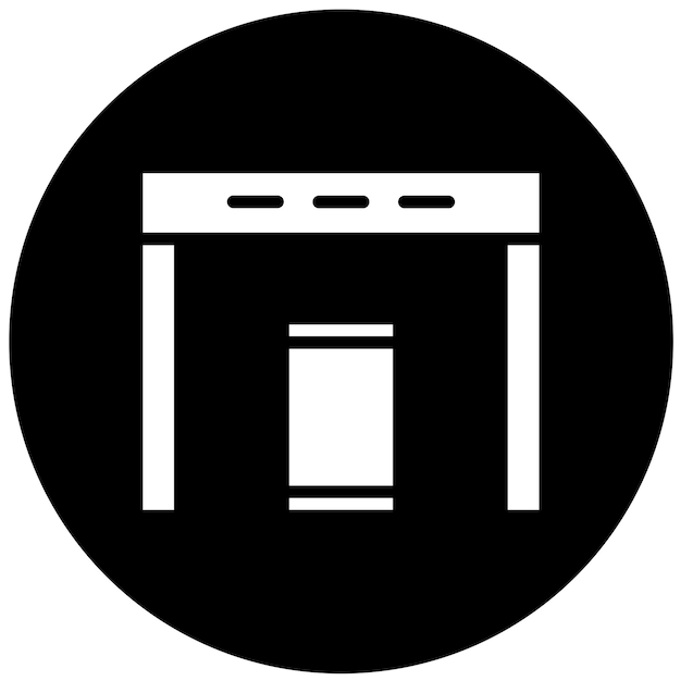 Estilo del icono de diseño vectorial de holoportación