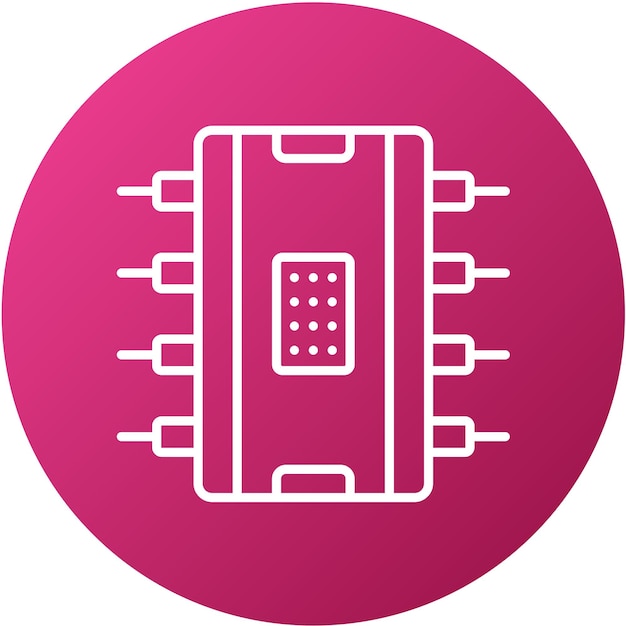 Estilo de icono de diseño vectorial de IC