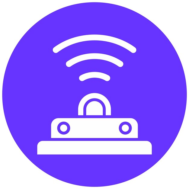 Estilo del icono de diseño vectorial de infrarrojos