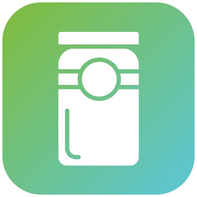 Estilo de icono de diseño vectorial de Jam Jar