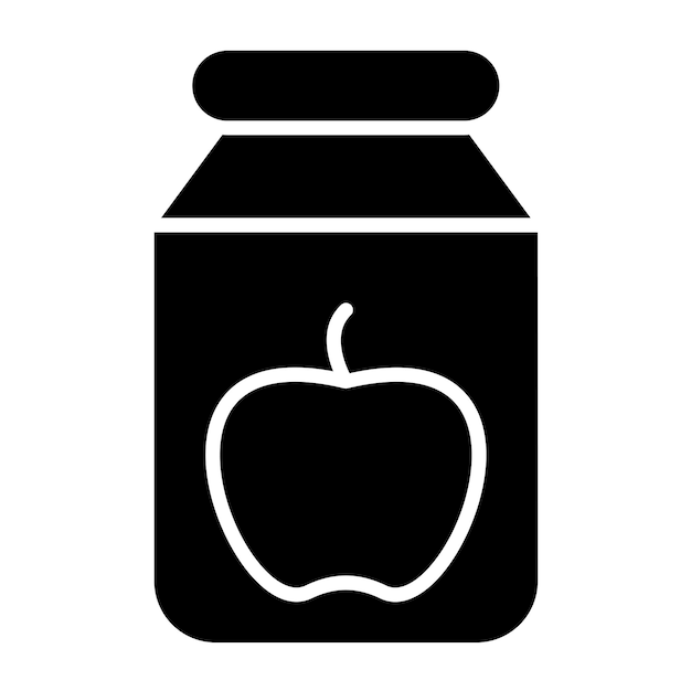 Estilo de icono de diseño vectorial de Jam