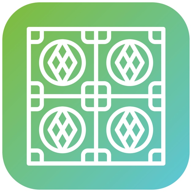 Estilo de icono de diseño vectorial laminado