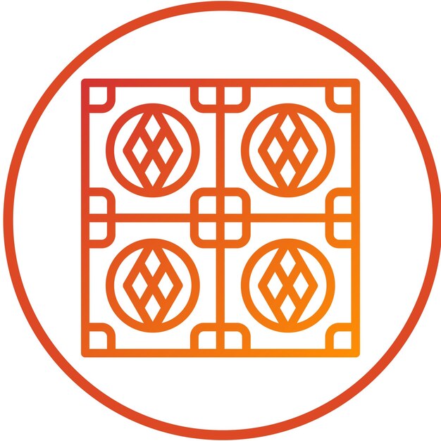 Estilo de icono de diseño vectorial laminado
