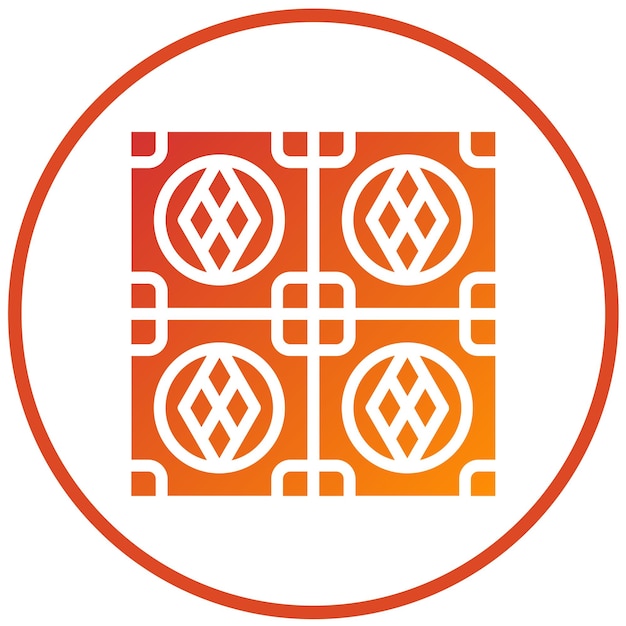 Estilo de icono de diseño vectorial laminado