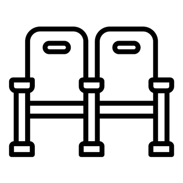 Estilo de icono de diseño vectorial de LAN Lounge