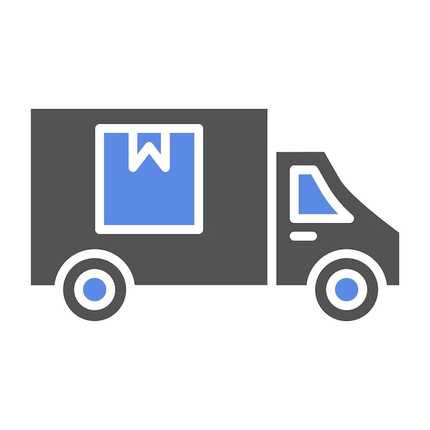 Estilo de icono de diseño vectorial de logística