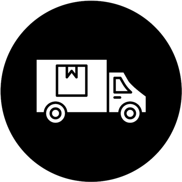 Estilo de icono de diseño vectorial de logística
