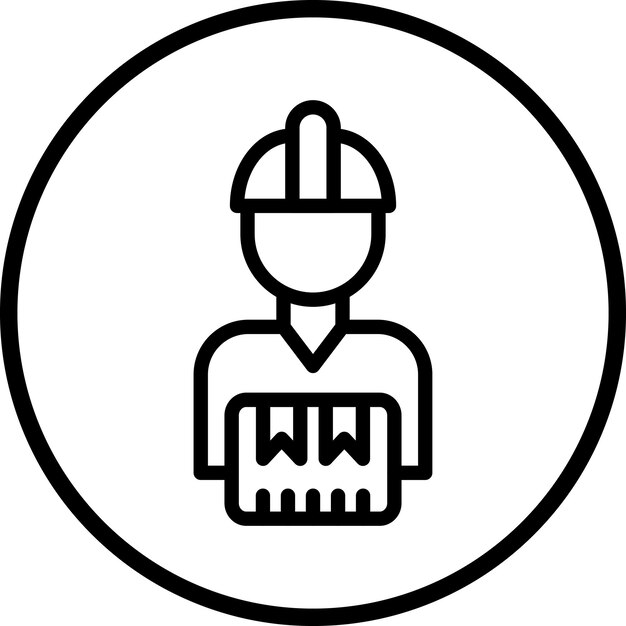 Estilo del icono de diseño vectorial de Lumper