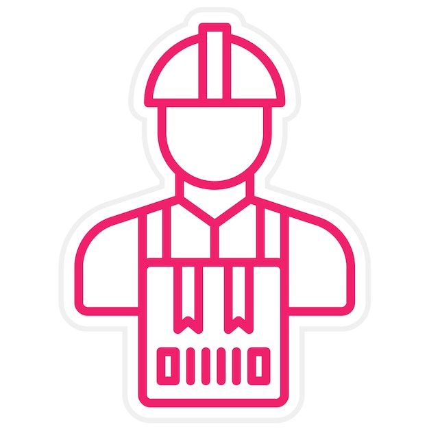 Estilo del icono de diseño vectorial de Lumper