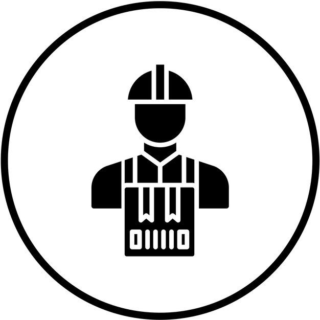 Estilo del icono de diseño vectorial de Lumper
