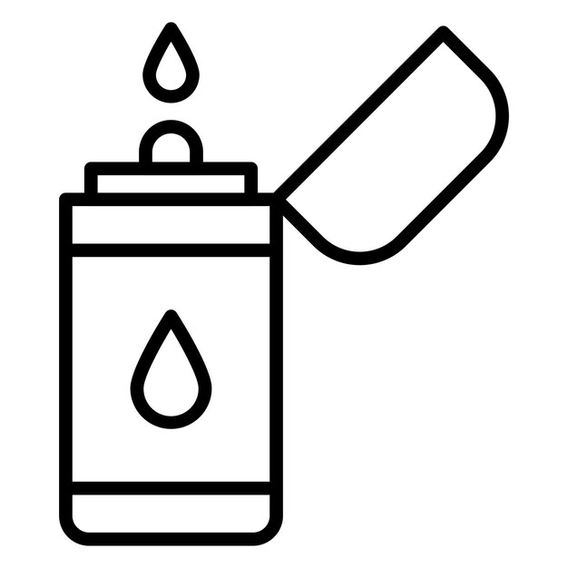 Estilo de icono de diseño vectorial más ligero