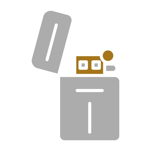 Estilo de icono de diseño vectorial más ligero