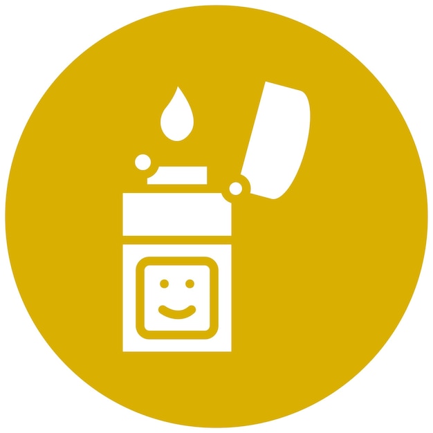 Estilo de icono de diseño vectorial más ligero